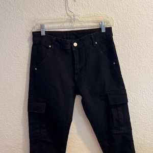Black Cargo Pants From Pantete
